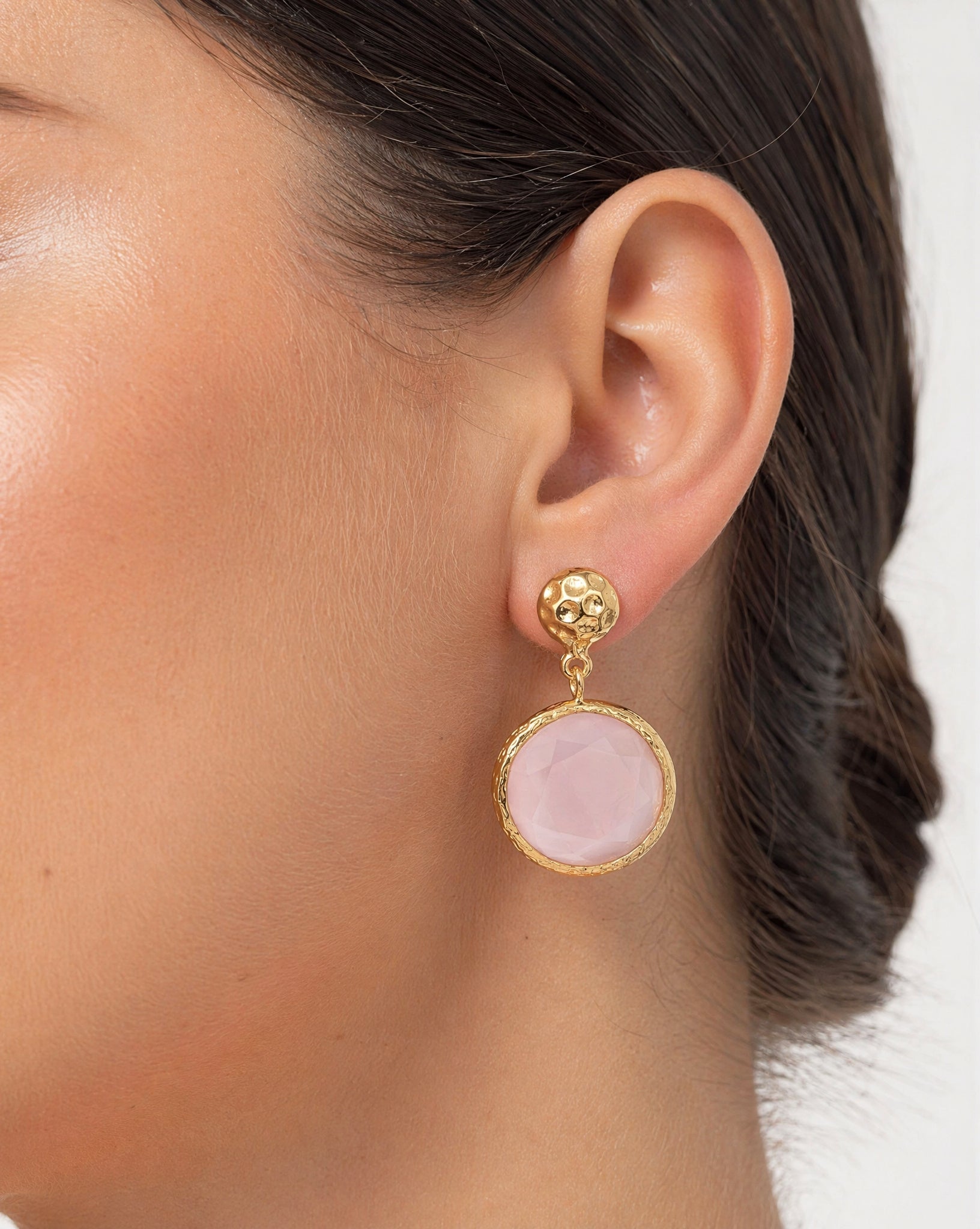 Boucles d'oreilles - Plaqué or - ROTONDE - HO
