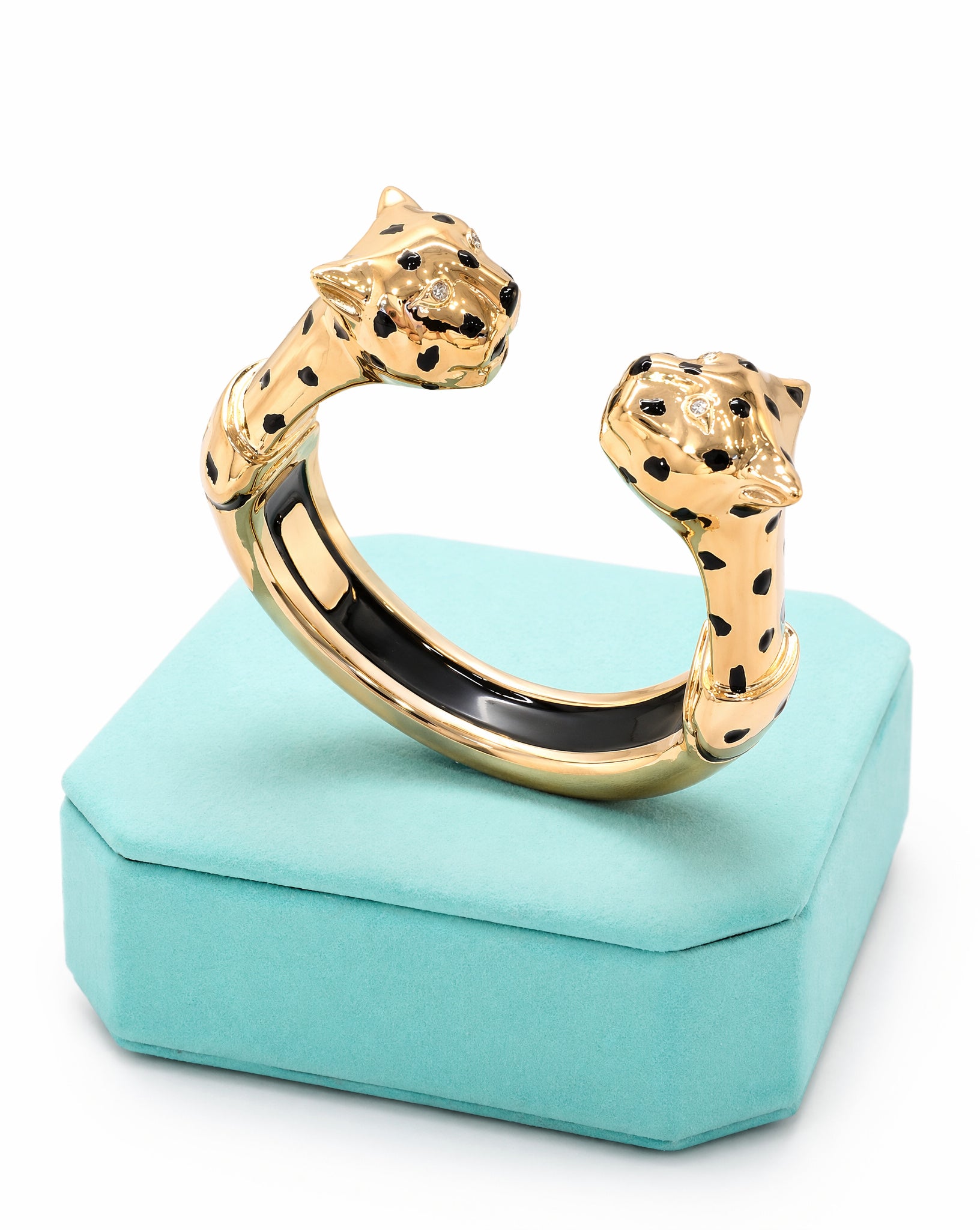 Bracelet-Jonc -BIG Panthère - black - Polina Firenze