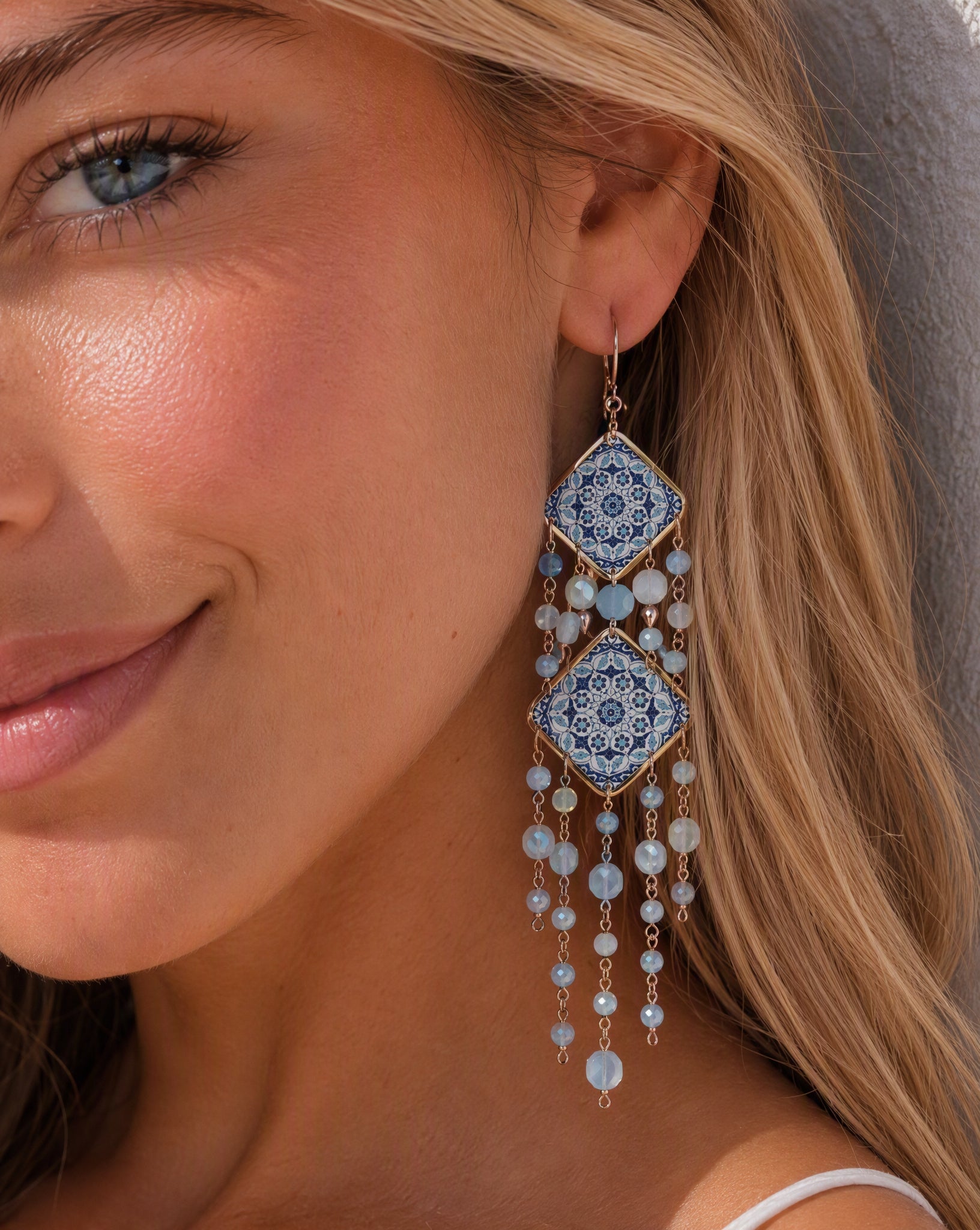 Boucles d'oreilles - ARES BLUE- Selection JAGH
