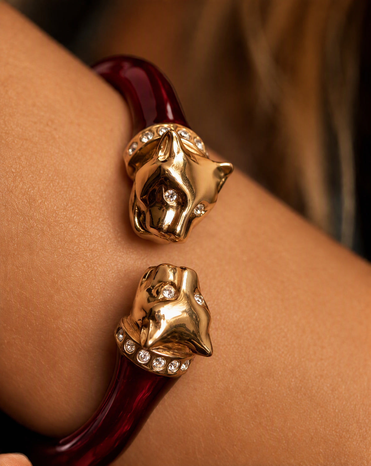 Bracelet - Jonc - MARGOT panthére- Polina Firenze