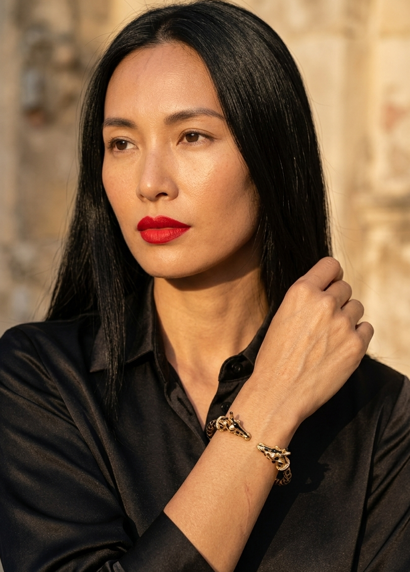 Jonc - GIRAFE black - Polina Firenze