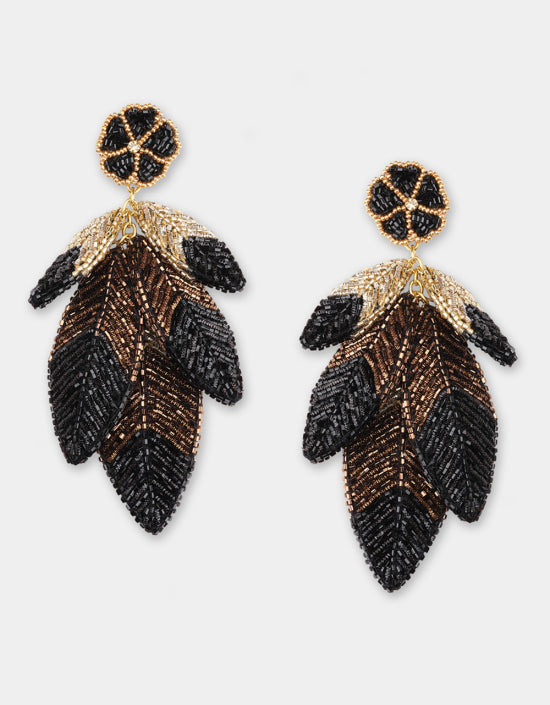Boucles d'oreilles LEAF - Olivia Dar