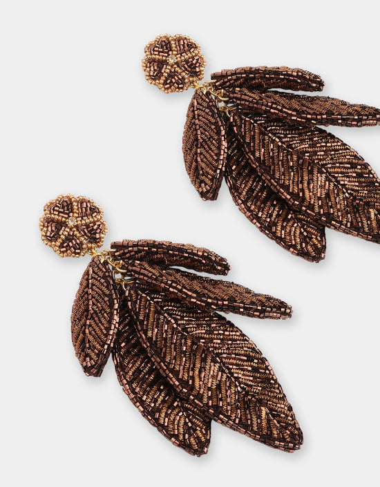 Boucles d'oreilles LEAF - Olivia Dar