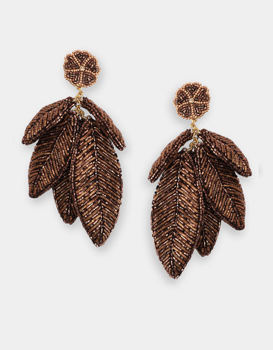 Boucles d'oreilles LEAF - Olivia Dar
