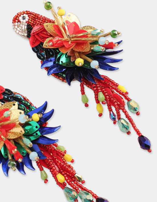 Boucles d'oreilles PARROT - Olivia Dar