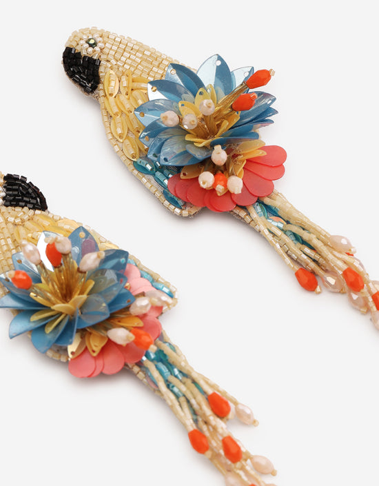 Boucles d'oreilles PARROT - Olivia Dar