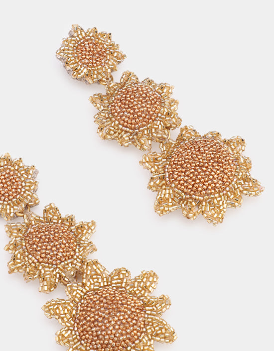 Boucles d'oreilles SUN - Olivia Dar