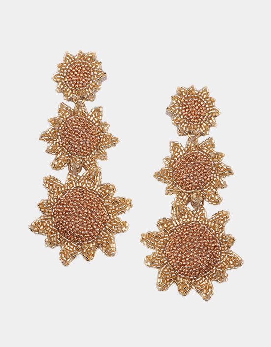 Boucles d'oreilles SUN - Olivia Dar