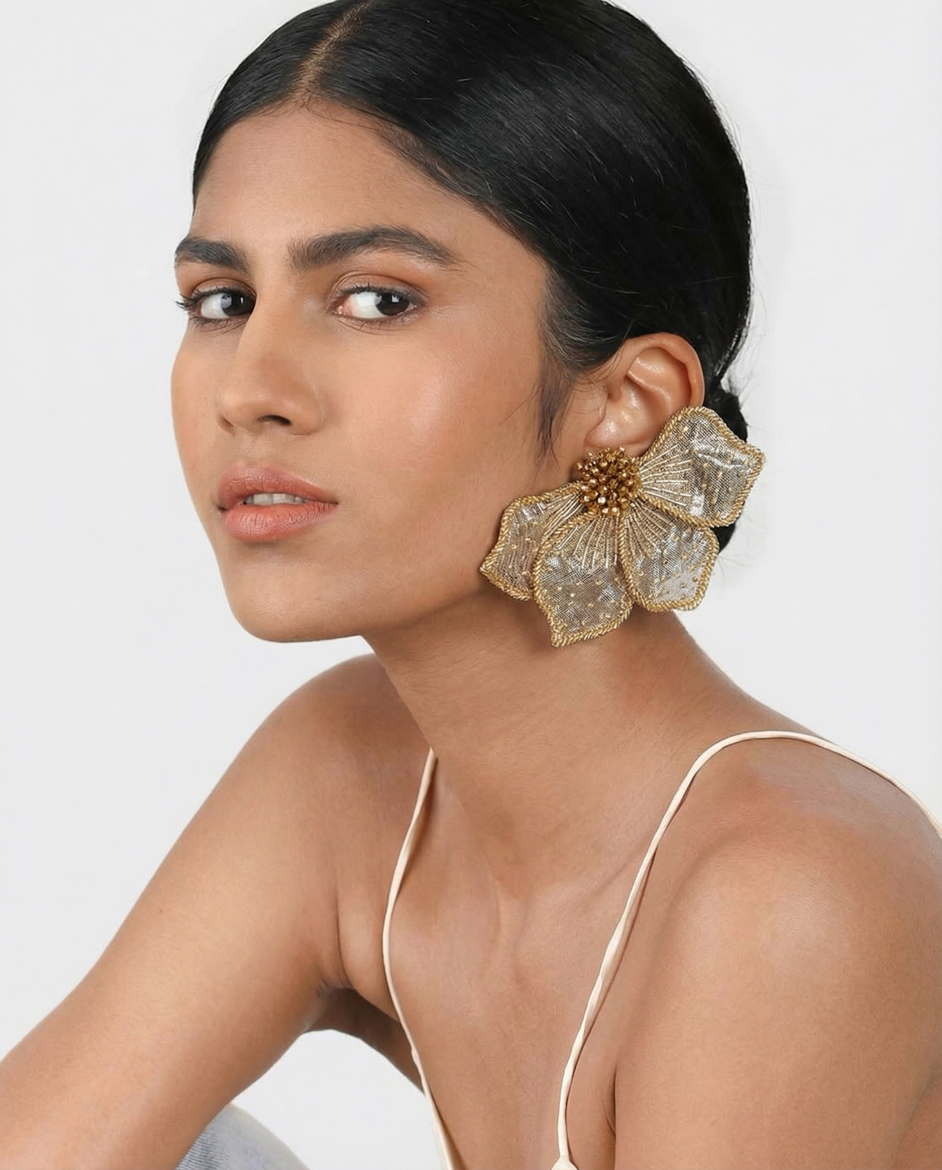 Boucles d'oreilles Peonie - Olivia Dar