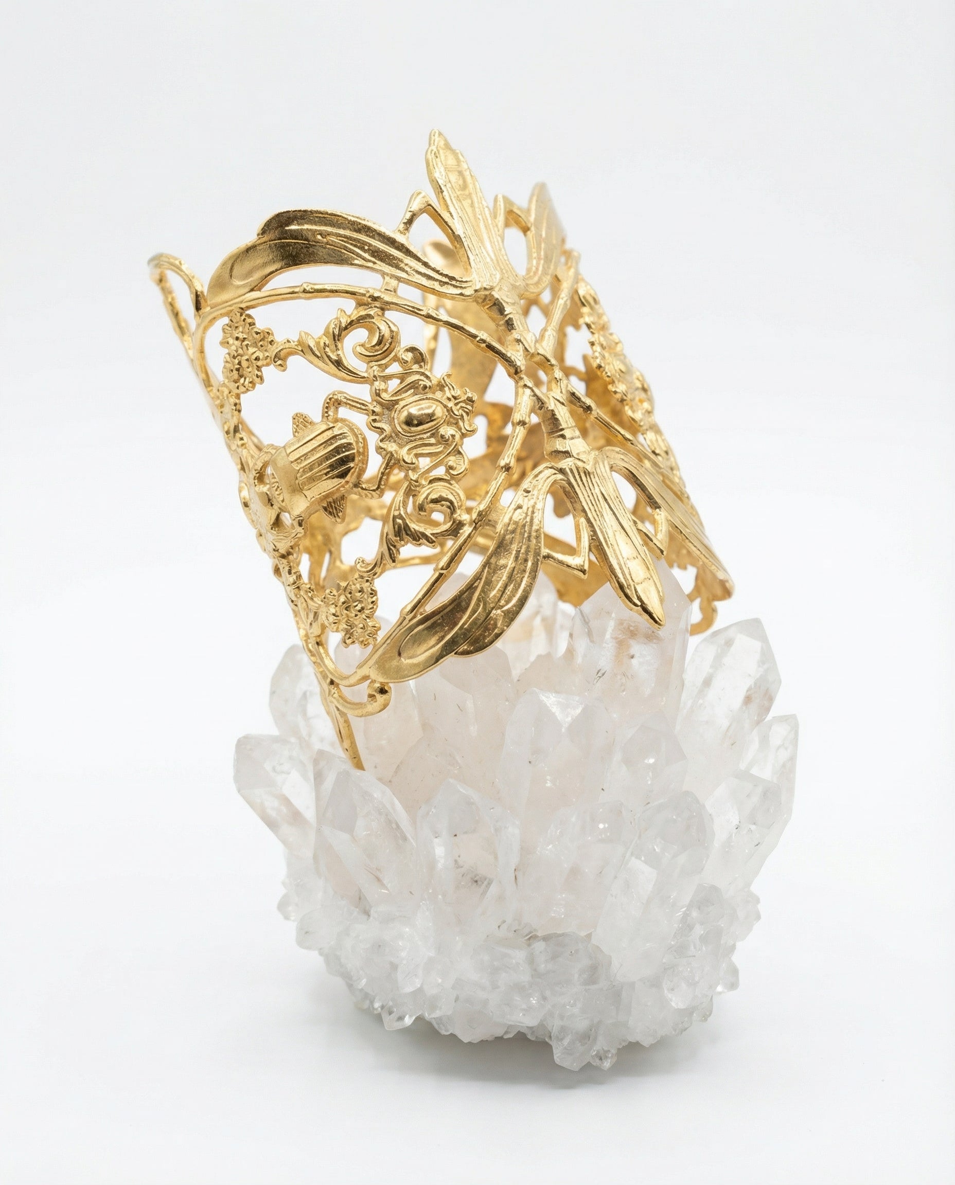 Bracelet - Manchette - Magic- plaqué or - Lotta Djossou