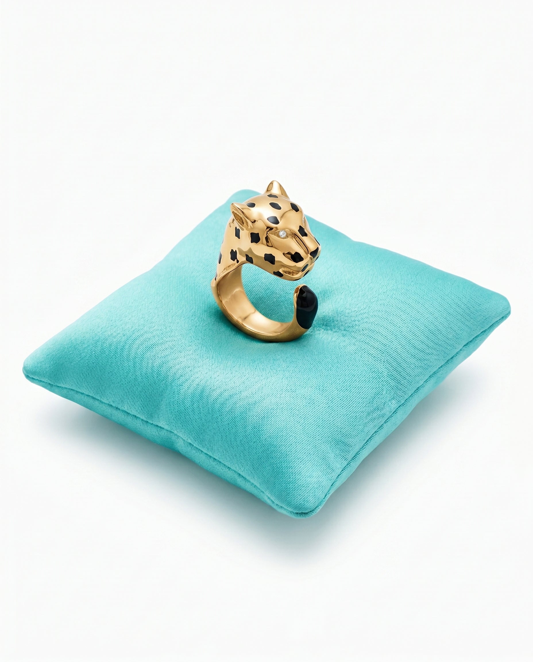 Bague - Black - PANTHERA - Polina Firenze