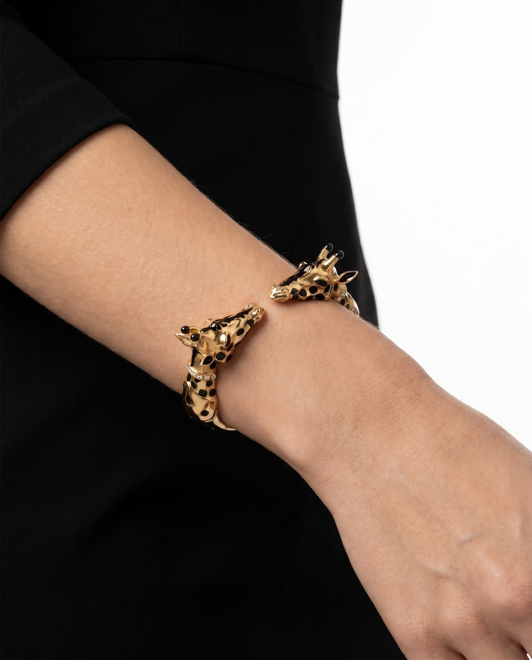 Jonc Big GIRAFE black - Polina Firenze