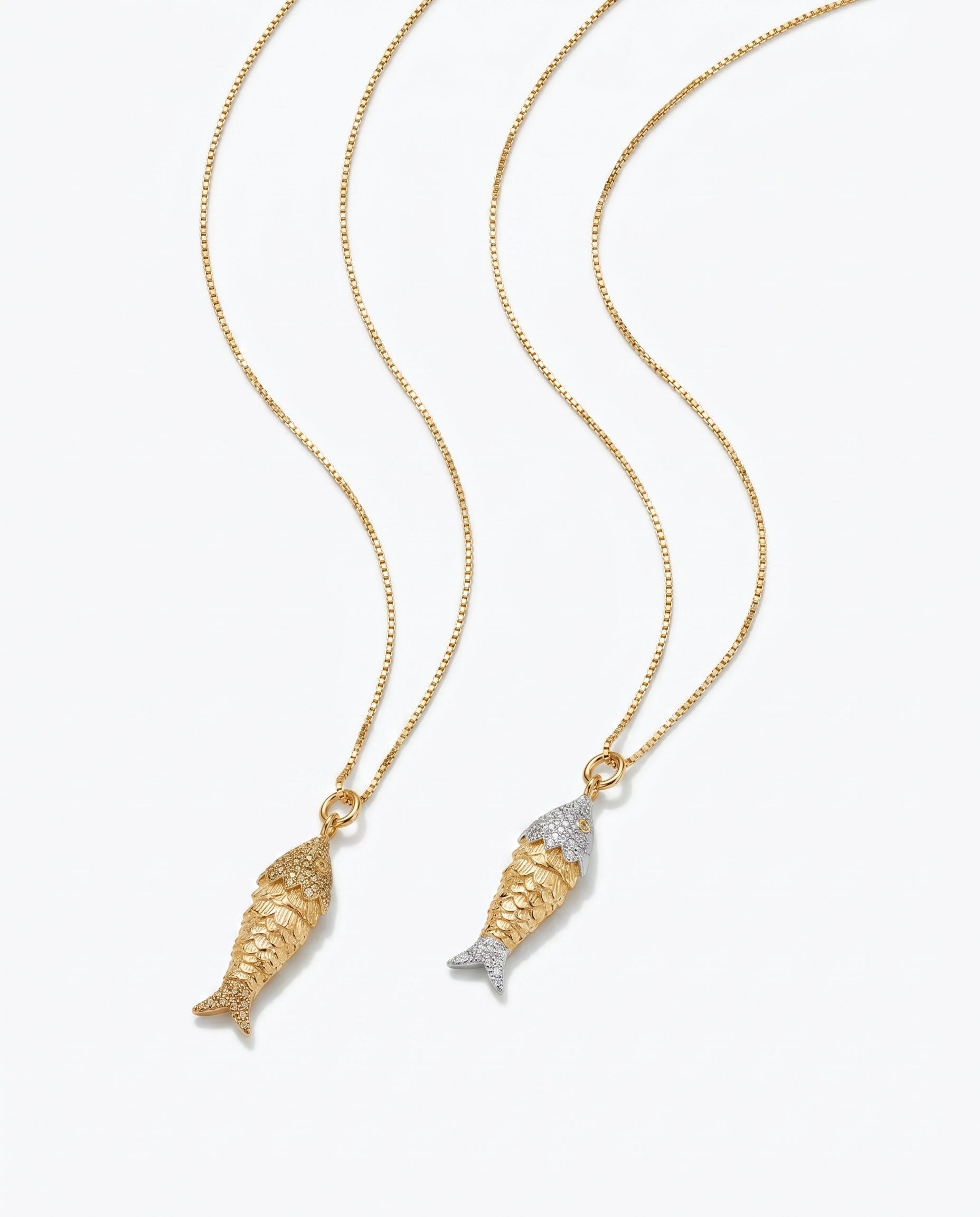 PENDENTIF - GOLD FISH  - Lsonge