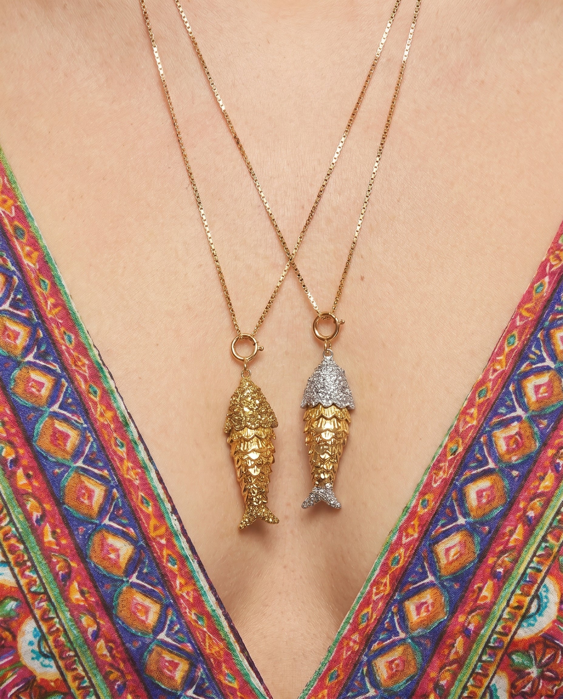 PENDENTIF - GOLD FISH  - Lsonge