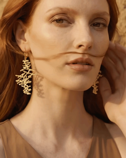 Boucles d'oreilles AQUAFLORA - Lotta Djossou