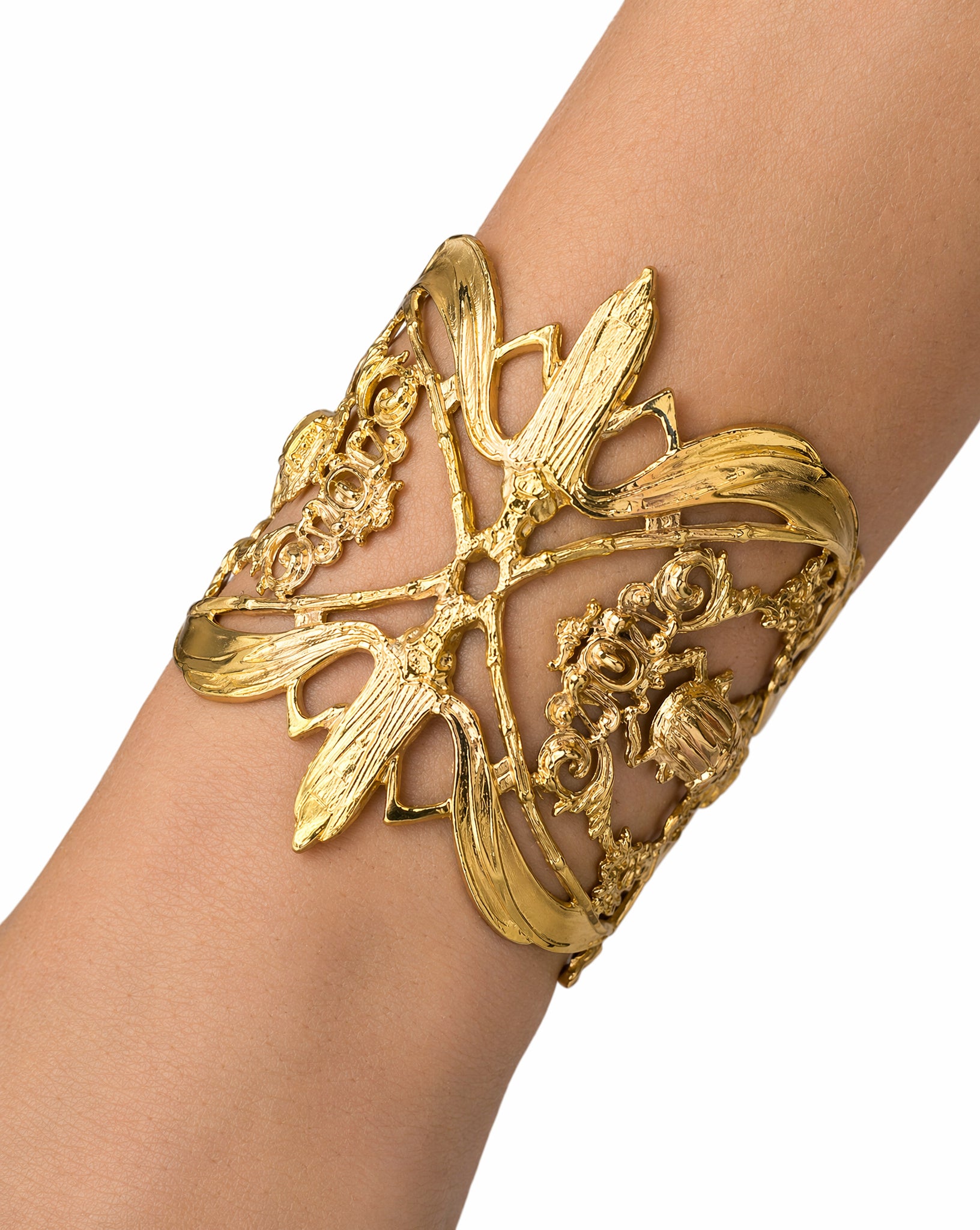 Bracelet - Manchette - Magic- plaqué or - Lotta Djossou