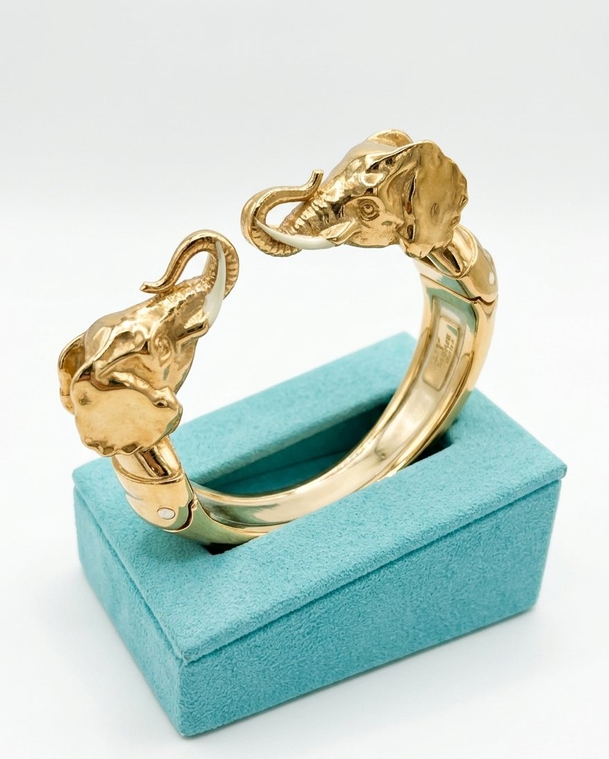 Bracelet-Jonc -BIG ELEPHANT - Polina Firenze