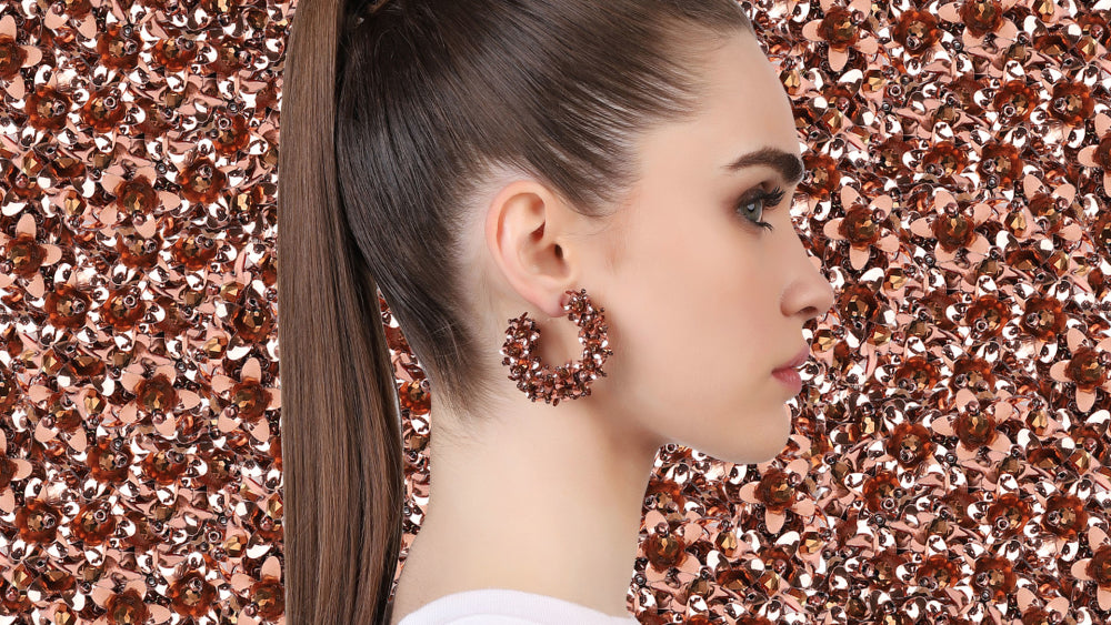 Boucles d'oreilles POMFLOR - Olivia Dar