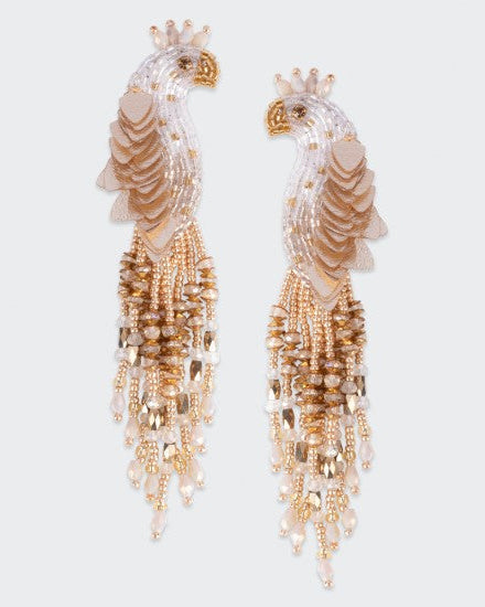 Boucles d'oreilles PEACOCK - Olivia Dar