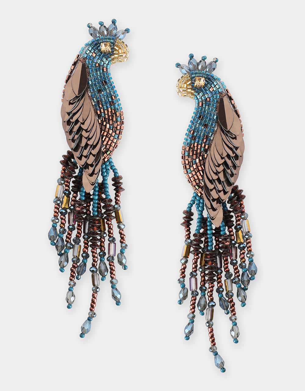 Boucles d'oreilles - PEACOK - Olivia Dar