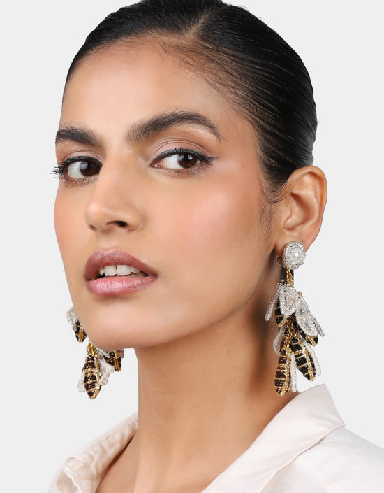 Boucles d'oreilles Abeilles - Olivia Dar