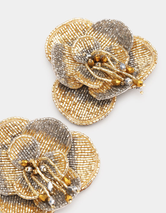 Boucles d'oreilles Camélia - Olivia Dar