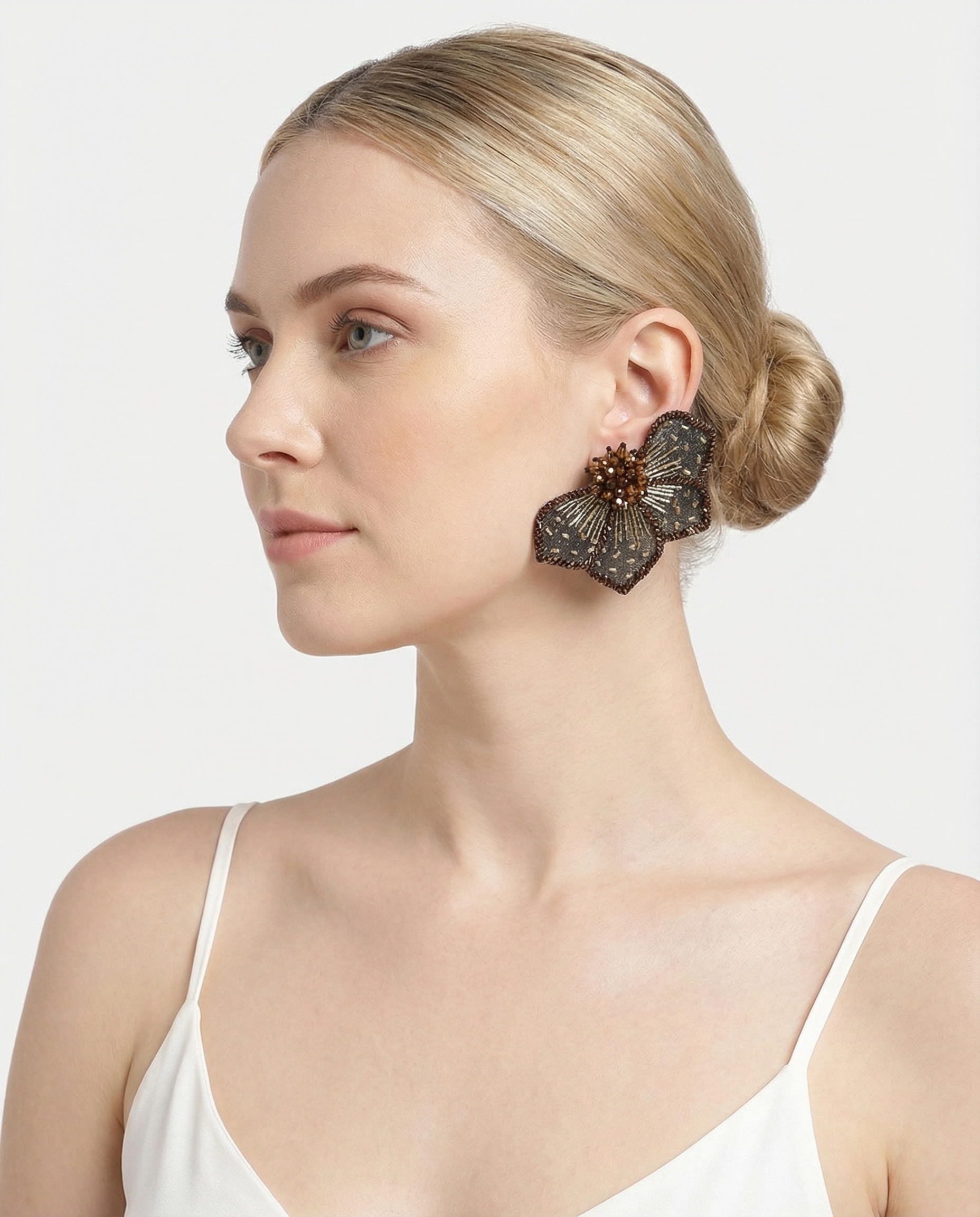 Boucles d'oreilles Peonie - Olivia Dar