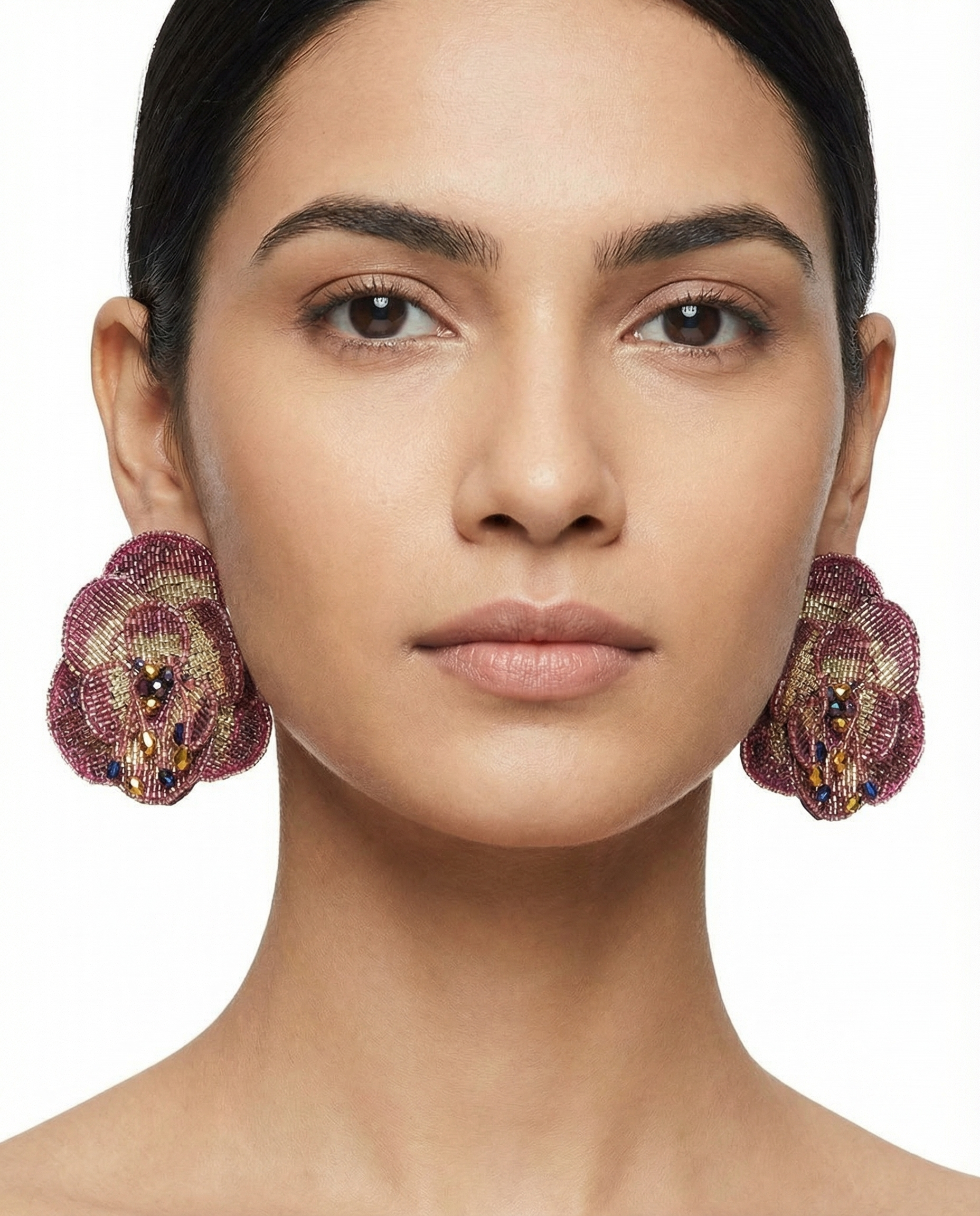 Boucles d'oreilles Camélia - Olivia Dar