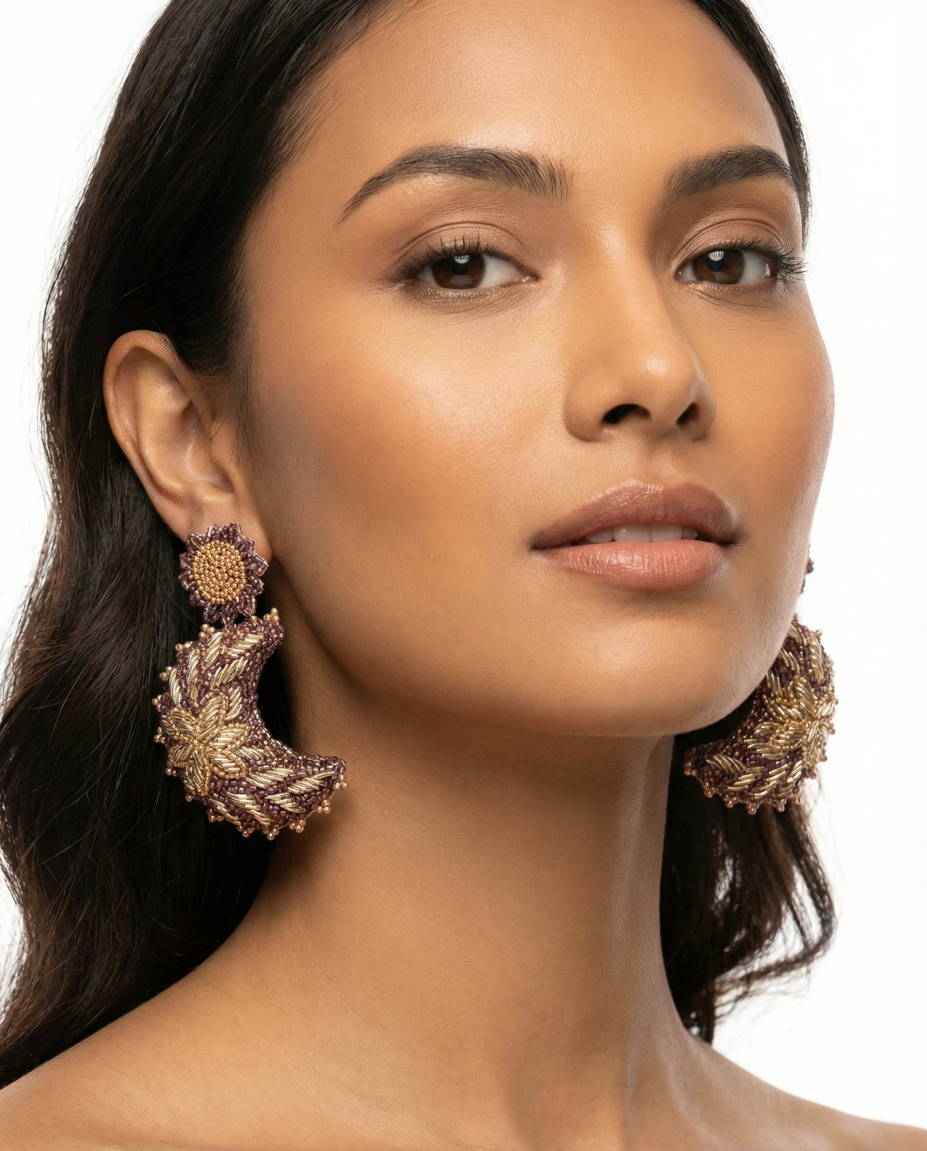 Boucles d'oreilles Moon - Olivia Dar