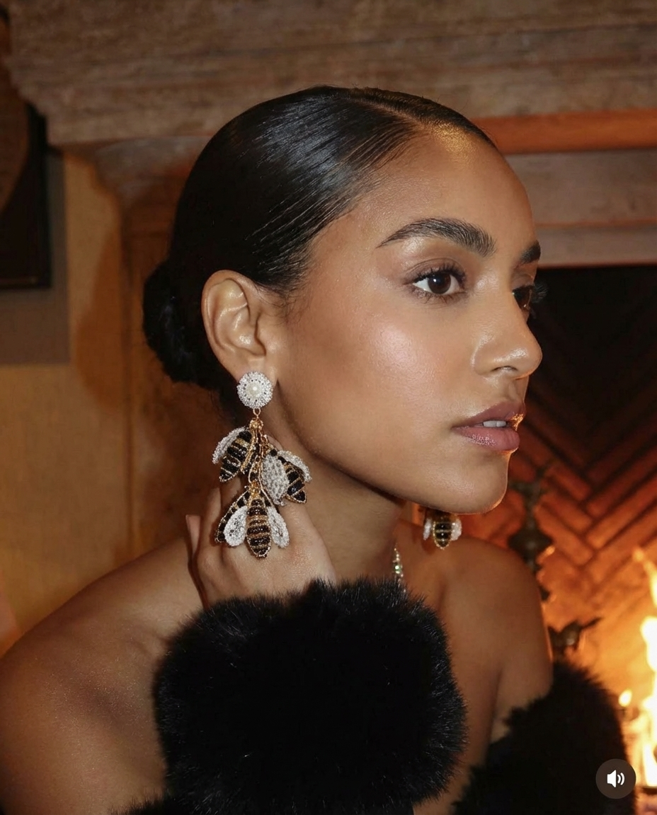 Boucles d'oreilles Abeilles - Olivia Dar