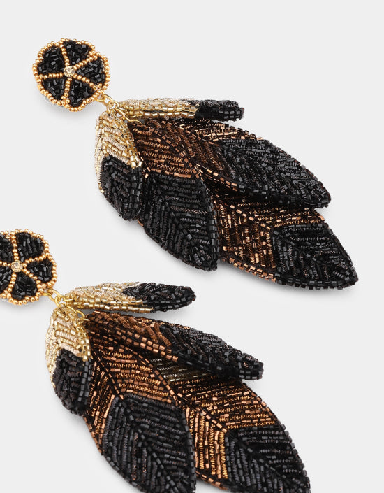 Boucles d'oreilles LEAF - Olivia Dar