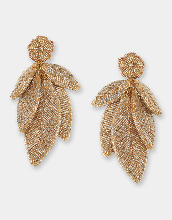 Boucles d'oreilles LEAF - Olivia Dar