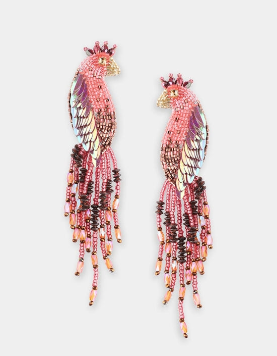 Boucles d'oreilles PEACOCK - Olivia Dar