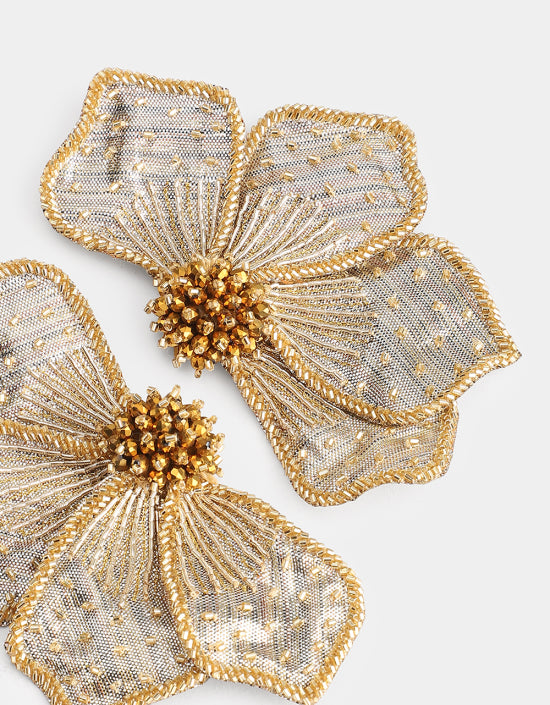 Boucles d'oreilles Peonie - Olivia Dar