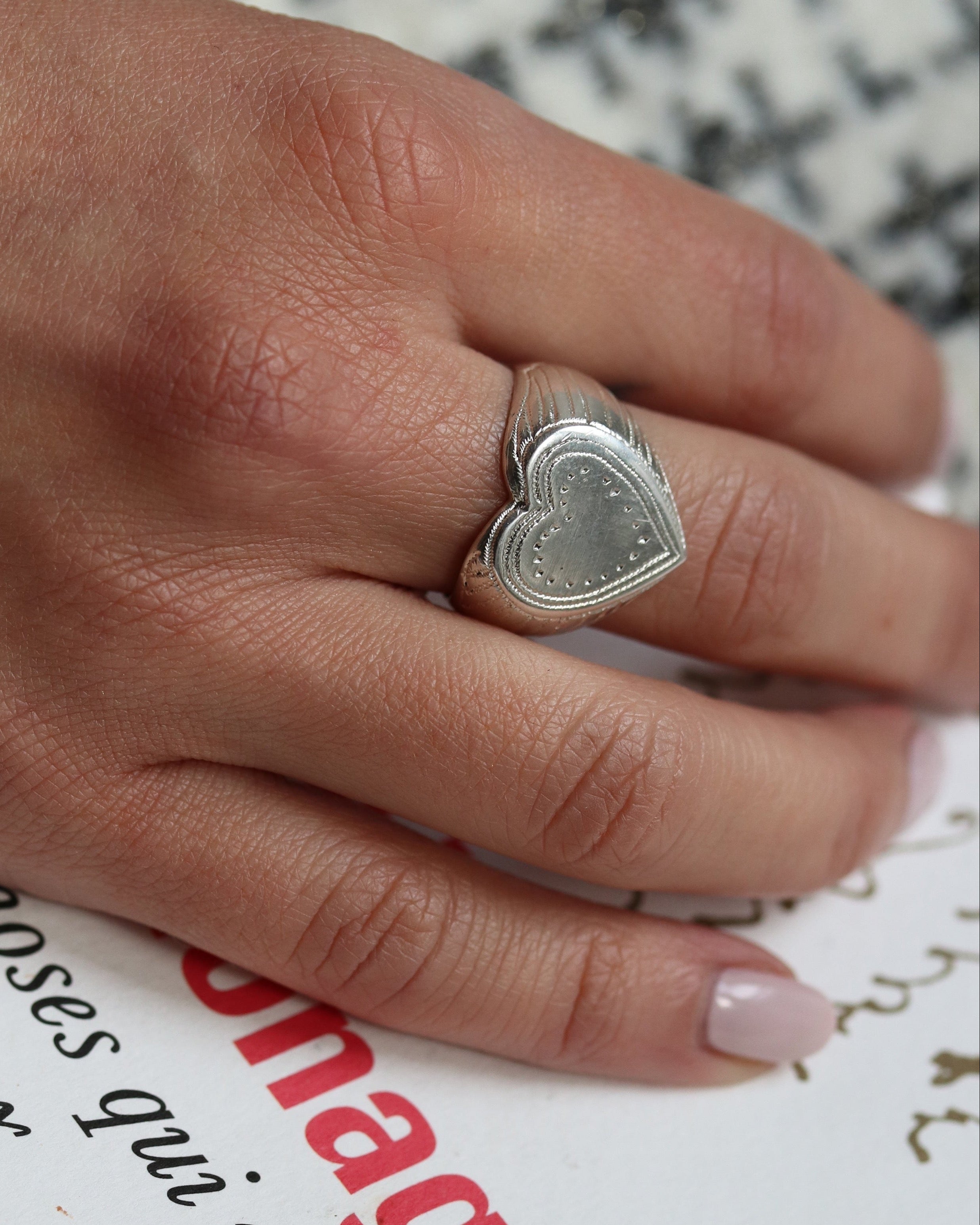 Bague CORAZÓN - Ombre Claire