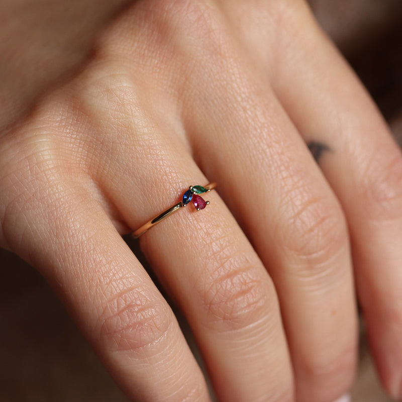 Bague FLORA - Le P'tit Bazar
